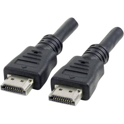 Manhattan 322539-CG HDMI-kabel HDMI Aansluitkabel HDMI-A-stekker, HDMI-A-stekker 10.00 m Zwart 4K UHD
