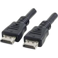Manhattan 306119-CG HDMI-kabel HDMI Aansluitkabel HDMI-A-stekker, HDMI-A-stekker 1.80 m Zwart 4K UHD