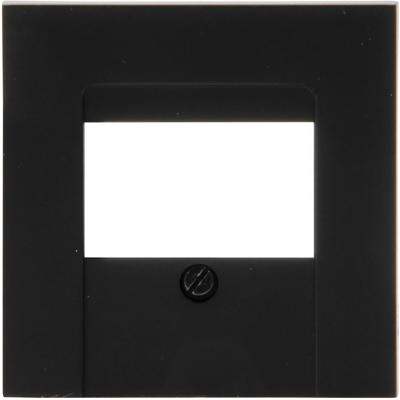 KOPP - Afdekplaat/Centraalplaat - Athenis HK07 - 3-voudig TAE of 2-voudig USB - Mat Zwart