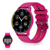 Ksix Core AMOLED Smartwatch met sport/gezondheidsmodus - Fuscia