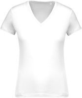 Kariban K396 Dames-t-shirt BIO-katoen V-hals