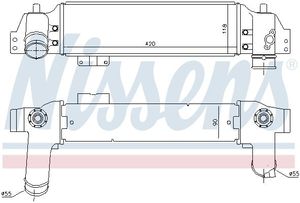 Intercooler, inlaatluchtkoeler 96226