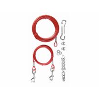 Hondenriem Trixie Rood 15 m