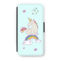 Regenboog eenhoorn: iPhone SE 2020 Flip Hoesje