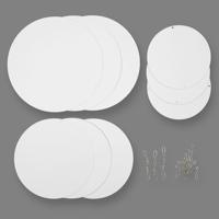 Creativ Company Mobielen blanco, d 12+15+18 cm, 300 gr, 4 set/ 1 doos