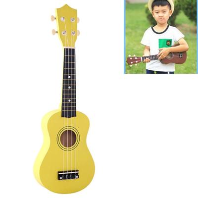 HM100 21 inch Basswood Ukulele kinderen verlichting muziekinstrument (geel)