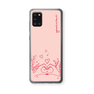 Love is in the air: Samsung Galaxy A31 Transparant Hoesje