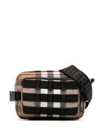Burberry sac à bandoulière à carreaux - Marron
