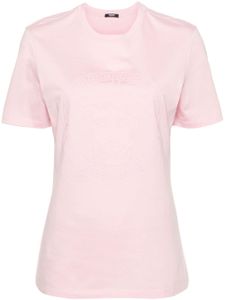 Versace t-shirt en coton à motif Medusa Head - Rose