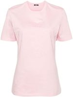 Versace t-shirt en coton à motif Medusa Head - Rose