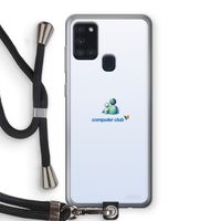 MSN: Samsung Galaxy A21s Transparant Hoesje met koord
