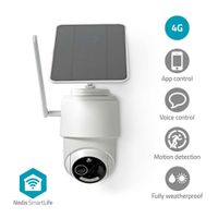 Nedis SIMCBO50WT Smartlife Camera Voor Buiten 4g Full Hd 1080p Kiep En Kantel Ip65 Cloud Opslag (optioneel) / Microsd (niet Inbegrepen) 5 V Dc Met Bewegingssensor Nachtzicht Wit - thumbnail