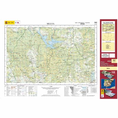 Topografische kaart 941 MT50 Mulva | CNIG - Instituto Geográfico Nacional1