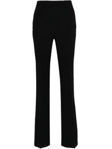 Nº21 pantalon en crêpe à coupe droite - Noir