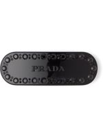 Prada barrette à ornements en cristal - Noir - thumbnail