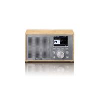 LENCO DAR-017WH - Compacte en stijlvolle DAB+/FM radio met Bluetooth® en houten behuizing - Eikenhout