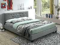 Tweepersoonsbed DARIUS 180x200 cm grijs