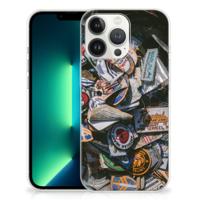 iPhone 13 Pro Max | Siliconen hoesje | met foto Badges