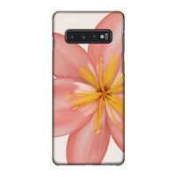 Pink Ellila Flower: Samsung Galaxy S10 4G Volledig Geprint Hoesje