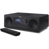 Sharp ALL-IN-ONE HI-FI Sound System Home audio-microsysteem 100 W Bruin - thumbnail