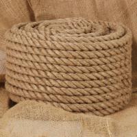 Touw 25 m lang 24 mm dik jute - thumbnail