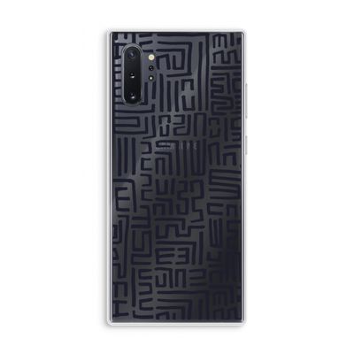 Moroccan Print: Samsung Galaxy Note 10 Plus Transparant Hoesje
