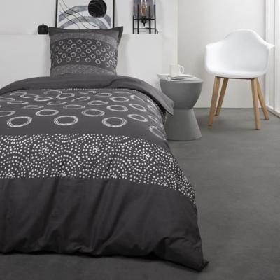 TODAY Katoenen bedset voor 1 persoon - 140x200 cm - Gael Grey Print