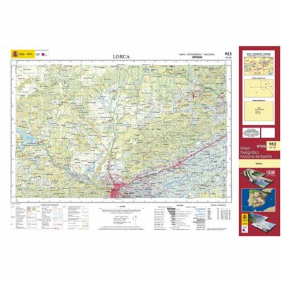 Topografische kaart 953 MT50 Lorca | CNIG - Instituto Geográfico Nacional1