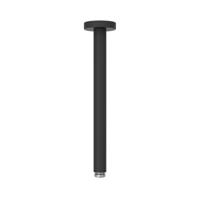 Douchearm Tres Exclusive | 28 cm | Plafond montage | Messing | Rond | Zwart mat
