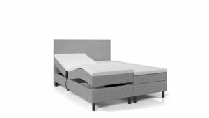 ACTIE Elek. Boxspring 160 x 200 Grijs - Basic