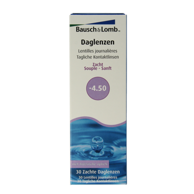 Bausch & Lomb Daglenzen -4.50 30 Stuks