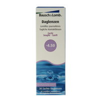 Bausch & Lomb Daglenzen -4.50 30 Stuks