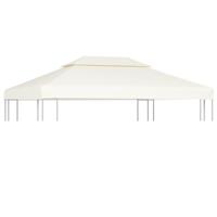 VidaXL Vervangend tentdoek prieel 310 g/m² 3x4 m crèmewit VidaXL Vervangend tentdoek prieel 310 g/m² 3x4 m crèmewit