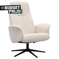 Relaxfauteuil Brixton in stof Teddy Beige