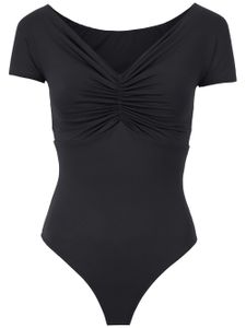 Amir Slama ruched details body - Noir