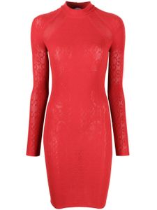 Wolford x Simkhai robe courte en maille chaîne - Rouge