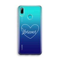 Forever heart pastel: Huawei P Smart (2019) Transparant Hoesje