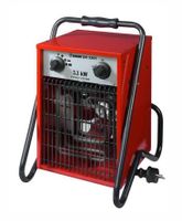 Euromac EK3301 Zwart, Rood 3000 W Ventilator elektrisch verwarmingstoestel