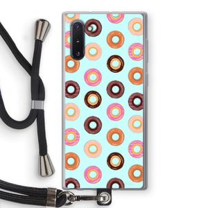Donuts: Samsung Galaxy Note 10 Transparant Hoesje met koord