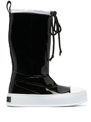 Moschino bottines à plateforme - Noir