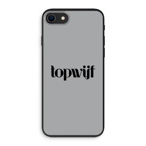 Topwijf Grijs Zwart: iPhone 8 Biologisch afbreekbaar hoesje