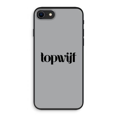 Topwijf Grijs Zwart: iPhone 8 Biologisch afbreekbaar hoesje