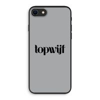 Topwijf Grijs Zwart: iPhone 8 Biologisch afbreekbaar hoesje