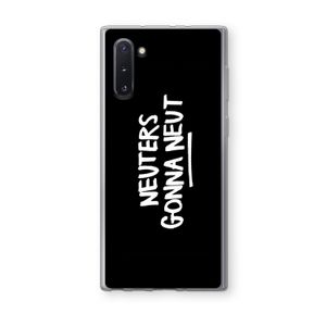 Neuters (zwart): Samsung Galaxy Note 10 Transparant Hoesje