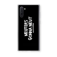 Neuters (zwart): Samsung Galaxy Note 10 Transparant Hoesje