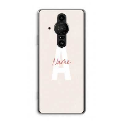 Strawberry Milkshake: Sony Xperia Pro-I Transparant Hoesje