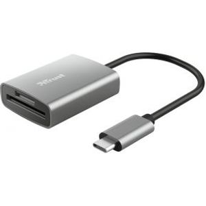 Trust 24136 geheugenkaartlezer USB 3.2 Gen 1 (3.1 Gen 1) Type-C Aluminium