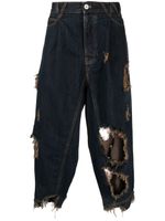 Vivienne Westwood jean Macca à effet usé - Bleu