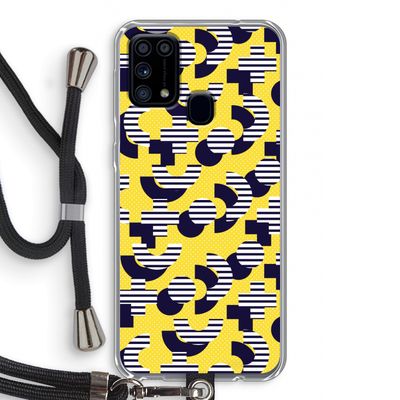 8-bit N°3: Samsung Galaxy M31 Transparant Hoesje met koord