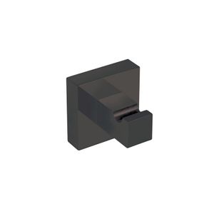 Handdoek haak Banyo | Wandmontage | 5 cm | Enkel haaks | Zwart Metallic
